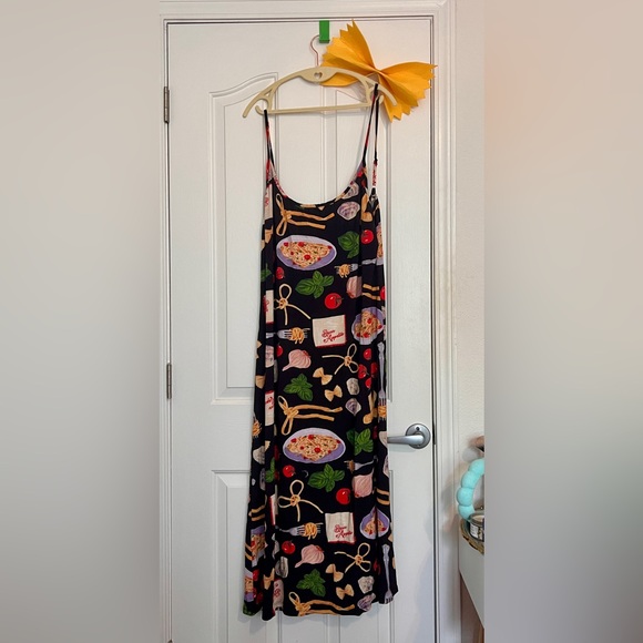 Lisa Says Gah - Sofia Slip Dress - Buon Appetito - Italian Meal fabric 2XL - Picture 3 of 4